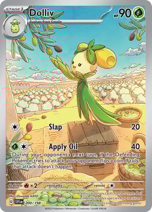 Dolliv #200/198 | Scarlet & Violet Base Set| Illustration Rare