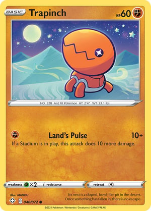 Trapinch    #040/072 | Shining Fates | Common - Non Holo
