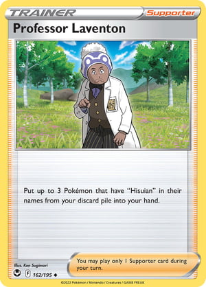 Professor Laventon #162/195 | Silver Tempest | Uncommon  - Non Holo