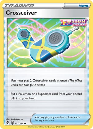 Crossceiver #231/264 | Fusion Strike | Uncommon  - Non Holo