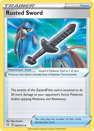 Rusted Sword   #062/072 | Shining Fates | Uncommon - Non Holo