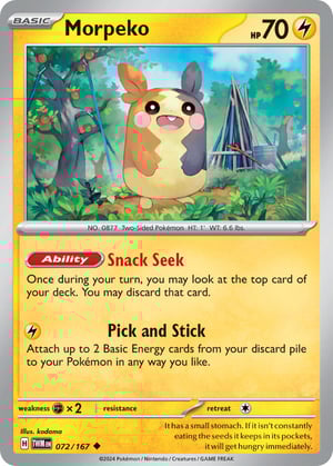 Morpeko #072/167 | Twilight Masquerade | Uncommon - Non Holo