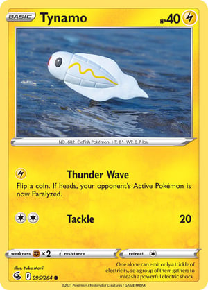 Tynamo #095/264 | Fusion Strike | Common  - Non Holo