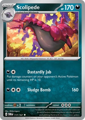Scolipede #117/167 | Twilight Masquerade | Uncommon - Non Holo