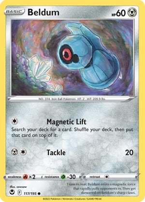 Beldum #117/195 | Silver Tempest | Common  - Non Holo