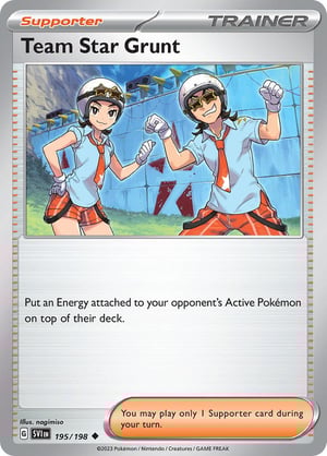 Team Star Grunt #195/198 | Scarlet & Violet Base Set| Uncommon - Non Holo