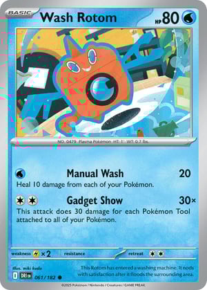 Wash Rotom #061/182 | Destined Rivals | Common - Non Holo