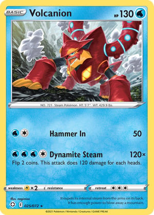Volcanion    #025/072 | Shining Fates | Rare - Non Holo