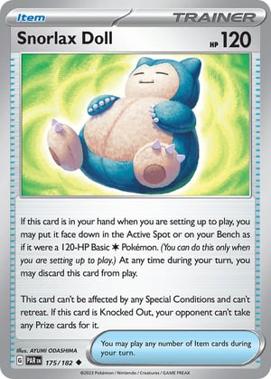 Snorlax Doll #175/182 | Paradox Rift | Uncommon - Non Holo