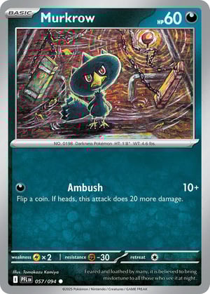 Murkrow #057/094 | Phantasmal Flames | Common  - Non Holo