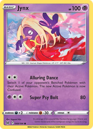 Jynx #068/196  | Lost Origin | Common  - Non Holo