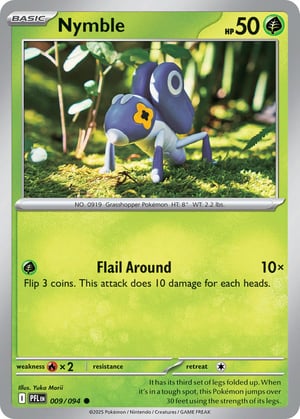 Nymble #009/094 | Phantasmal Flames | Common  - Non Holo