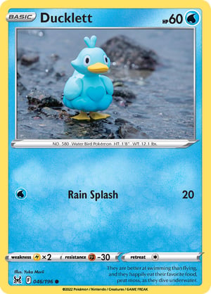 Ducklett #046/196  | Lost Origin | Common  - Non Holo