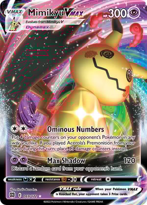 Mimikyu VMAX  #069/172 | Brilliant Stars | Ultra Rare - Regular
