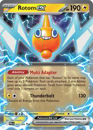 Rotom ex #029/094 | Phantasmal Flames | Double Rare