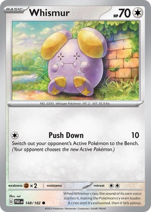 Whismur #148/182 | Paradox Rift | Common - Non Holo