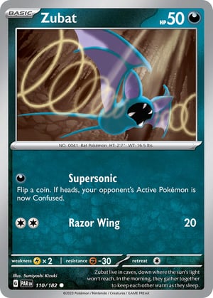 Zubat #110/182 | Paradox Rift | Common - Non Holo