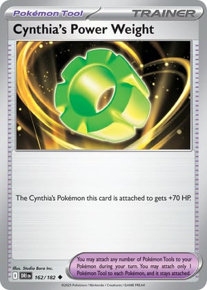 Cynthia's Power Weight #162/182 | Destined Rivals | Uncommon - Non Holo