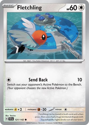 Fletchling #121/142  | Stellar Crown | Common - Non Holo