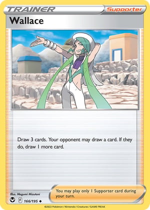 Wallace #166/195 | Silver Tempest | Uncommon  - Non Holo