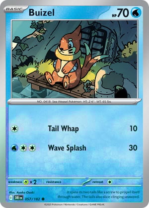 Buizel #057/182 | Destined Rivals | Common - Non Holo