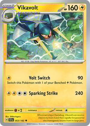 Vikavolt #053/142  | Stellar Crown | Uncommon - Non Holo