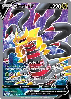 Giratina V #185/196  | Lost Origin | Ultra Rare - Full Art
