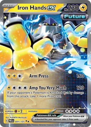 Iron Hands ex #031/131 | Prismatic Evolutions | Double Rare
