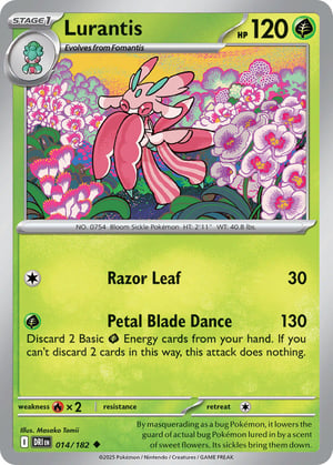 Lurantis #014/182 | Destined Rivals | Uncommon - Non Holo