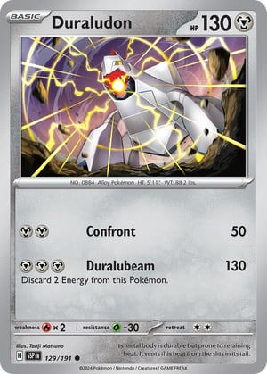 Duraludon #129/191  | Surging Sparks| Common - Non Holo