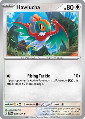 Hawlucha #089/131 | Prismatic Evolutions | Uncommon - Non Holo