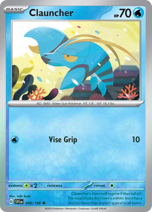 Clauncher #049/198 | Scarlet & Violet Base Set| Common - Non Holo