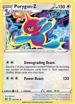 Porygon-Z #142/196  | Lost Origin | Rare - Rev Holo