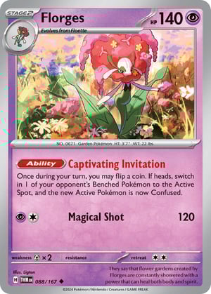 Florges #088/167 | Twilight Masquerade | Uncommon - Non Holo