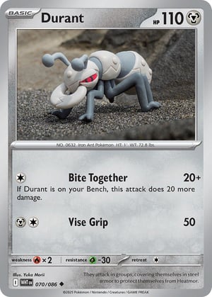 Durant #070/086 | White Flare | Uncommon - Non Holo