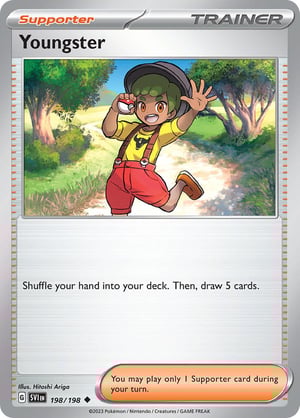Youngster #198/198 | Scarlet & Violet Base Set| Uncommon - Non Holo