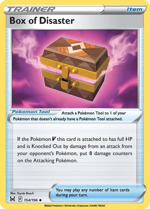 Box of Disaster #154/196  | Lost Origin | Uncommon  - Non Holo