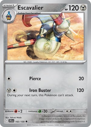 Escavalier #102/159 | Journey Together | Uncommon - Non Holo