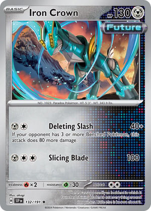 Iron Crown #132/191  | Surging Sparks| Rare - Holo