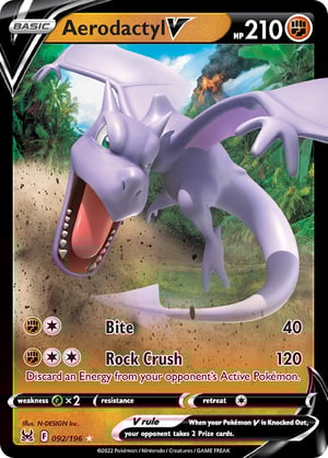 Aerodactyl V #092/196  | Lost Origin | Ultra Rare - Regular