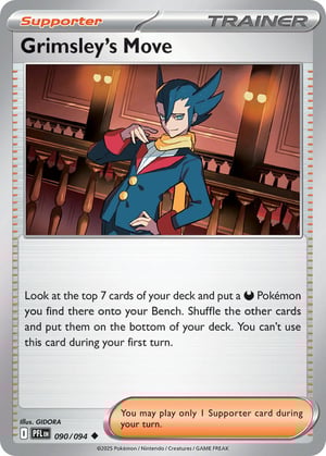 Grimsley's Move #090/094 | Phantasmal Flames | Uncommon  - Non Holo