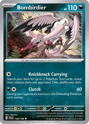 Bombirdier #138/198 | Scarlet & Violet Base Set| Uncommon - Non Holo