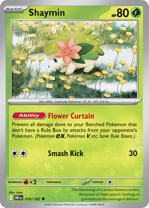 Shaymin #010/182 | Destined Rivals | Uncommon - Non Holo