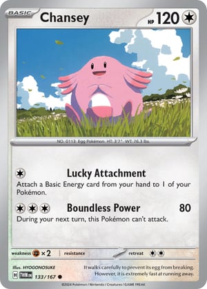 Chansey #133/167 | Twilight Masquerade | Common - Non Holo