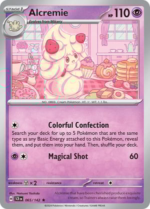 Alcremie #065/142  | Stellar Crown | Rare - Holo