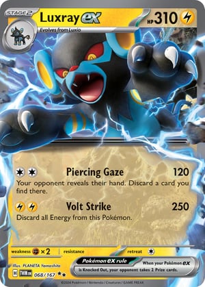 Luxray ex #068/167 | Twilight Masquerade | Double Rare