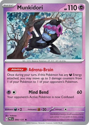 Munkidori #044/131 | Prismatic Evolutions | Rare - Holo