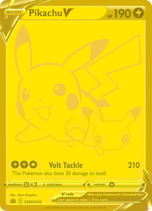 Pikachu V #SWSH145 | Sword & Shield  | Black Star Promo