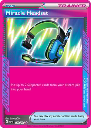 Miracle Headset #183/191  | Surging Sparks| Ace