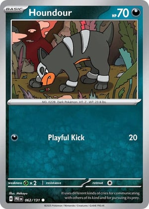 Houndour #062/131 | Prismatic Evolutions | Common - Non Holo
